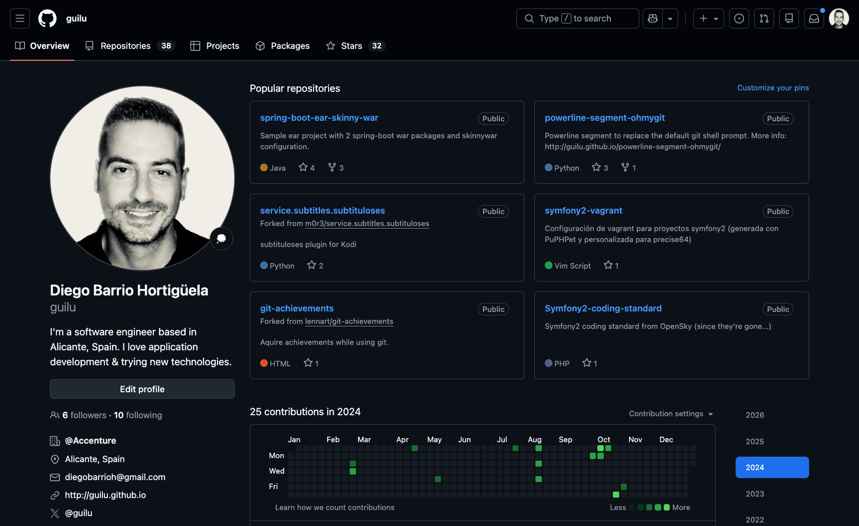 GitHub preview